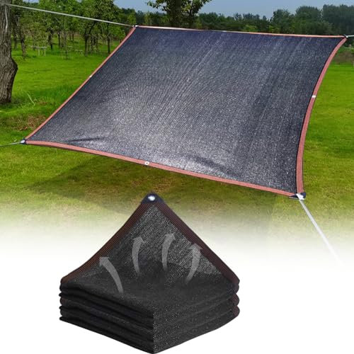 Filet D'Ombrage, 2X3M Voile D'ombrage avec œillets, Tissu Ombrage Pergola Filet D'ombrage, Toile D'ombrage Extérieur, Protection Solaire pour Pergola/Jardin/Terrasse/Plantes/Serre/Poulailler