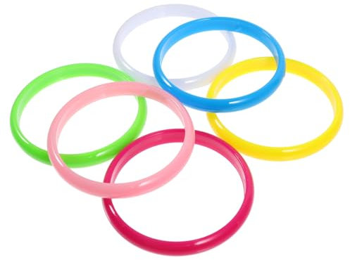 Toyvian 60 Stk Silikonarmbänder Für Kinder Bunte Armbänder Modische Armbänder Für Frauen Im Dunkeln Leuchtende Armbänder Süßigkeiten Geschenk Sterling Gelee Scheinen Armband Kleinkind