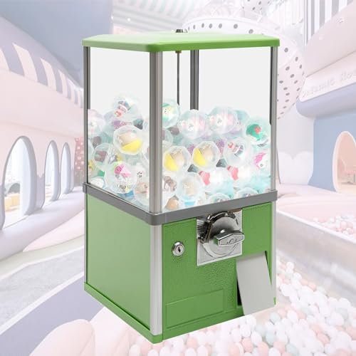 Coin Operated Candy Vending Machine - Holds 800-1000 Coins, 200 4.3cm Gumballs Or 150 4.8cm Gumballs - Small Vending Machine For Kids - Fun Snack Dispenser
