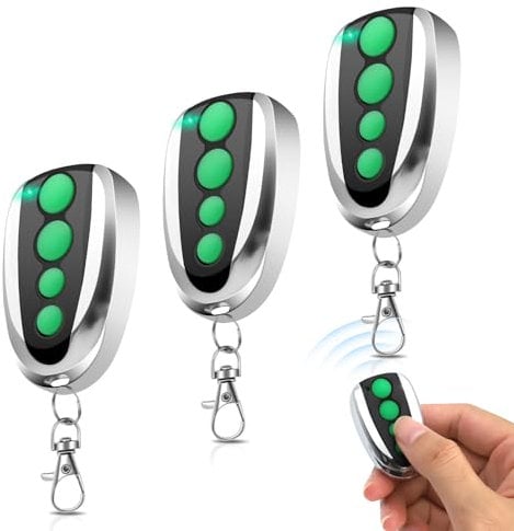 433,92MHz Telecomando compatibile con all TOPENS M12, 4 pulsanti Telecomando Cancello per apertura automatica del cancello scorrevole apriporta del garage trasmettitori wireless controller(3 pezzo)