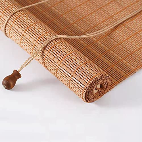 Tende da Sole per Finestre in bambù per Esterni, Tende a Rullo in Legno Naturale, Tende da Sole con Filtraggio della Luce Tende a Rullo in bambù, per Cucina Orto, Gazebo, Balcone, Personaliz