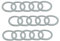 TOPBATHY 15pcs Blender Gasket Set Replacement Parts for Blender Silicone Sealing Rings Juicer Supplies