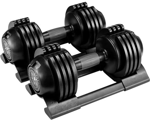 Hanteln, 2er Set 10kg Verstellbare Kurzhantel mit Anti-Rutsch Griff, Einstellbaren Hantelscheiben und Ablageschale, Fitness Hantel für Zuhause, Büro, Fitnessstudio, Körpertraining