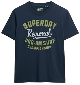 Superdry Damen Locker geschnittenes Lo-Fi Outdoor-T-Shirt