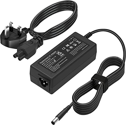 18.5V 3.5A 65W Laptop Charger for Hp Pavilion G4 G6 G7 G32 G42 G56 G60 G71 G72 DV3 DV4 DV5 DV6 DV7 EliteBook 8470P 8440P Envy Series Computer AC Adapter Power Supply
