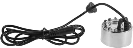 Hemobllo Fontaine Brumisateur Décorative avec LED Atomiseur à Eau pour Jardin Étang et Aquarium Humidificateur Air Effet Brume pour Décoration Intérieure et Extérieure