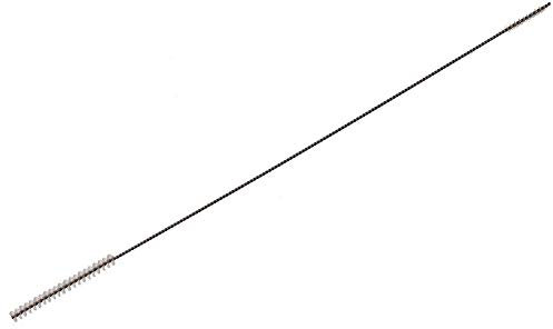 Piebert Doppelreinigungsbürste 3/5mm kompatibel/Ersatzteil für Philips Senseo Milchschlauch Siikonschlauch | Extra Lang 270mm | Edelstahldraht, Nylonfasern