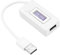Tester multimetro digitale USB, 4V-30V 0-3A USB, rilevatore di corrente e tensione con display LCD