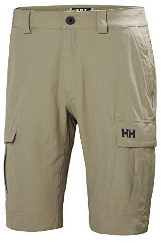 Helly Hansen Hombre Pantalón Corto HH Cargo Secado Rápido, 32, Roca Caída