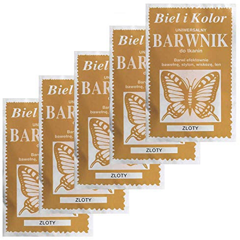 5 x 10g Batikfarbe Textilfarbe Stofffarbe färben, bitte Farbmix wählen, Farbe:goldgelb