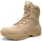 NORTIV 8 Men's Work Boots Side Zipper Mid Ankle Outdoor Motorcycle Combat Bootie,Size 12,Sand,DESERT