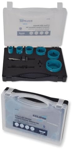 Eclipse Professional Tools EGPP-KL 9 Piece Bi-Metal High-Speed Steel General Purpose Hole saw Kit