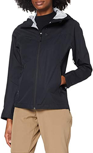 Millet - Fitz Roy III JKT W - Veste Hardshell Femme - Membrane Dryedge Imperméable et Respirante - Approche, Randonnée, Trekking, Lifestyle - Noir, L FR