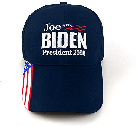 YIIHUD Joe Biden Baseballmütze, Präsidentschaftswahl im Jahr 2020, Baumwolle, verstellbar, Stimmen Sie für Ihren Präsidenten, Dunkelblau, Blau, Einheitsgröße