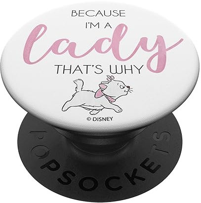 Disney The Aristocats Marie Because I'm A Lady That's Why PopSockets mit austauschbarem PopGrip