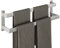Alise Doppelte Badetuchstangen für Badezimmer, WC, Wandhalterung, Handtuchhalter, Handtuchhalter, Handtuchhalter, SUS304 Edelstahl, Handtuchhalter, GOY002-LS gebürstetes Nickel, 58 cm