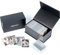 LASPRINTAL 100 Top-Loader für Karten, 7,6 x 10,2 cm, regulärer 35pt & 100 Penny-Hüllen mit schwarzer Kartonbox für Top-Loader, Baseball-Kartenhüllen, Toploader, Kartenschutz, Pokemon-Kartenhüllen