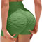 Damen Kurze Leggings Hohe Taille mit Bauchkontrolle Sporthose Workout Kontrolle Gym Laufhose Slim Fit Sportshort Tights Laufhose Trainingshose Swestpants