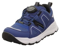 Superfit Jungen Free Ride Sneaker, Blau Schwarz 8000, 36 EU