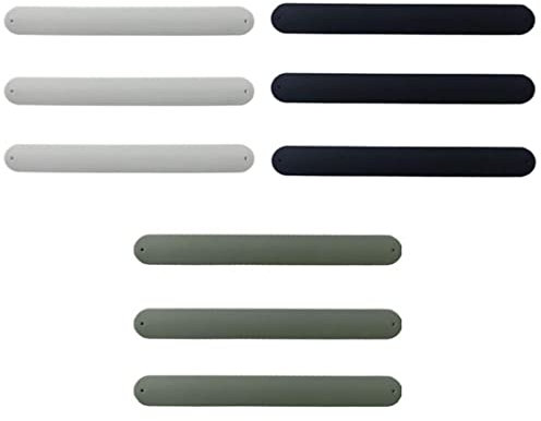 9 Stücke Silikon Flip Wraps Metallstreifen Poster Halter Papier Roll Halter Stabilisator Slap-Bands Für Organisation