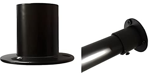 ZXLX Pasamanos Escalera Barandillas Postes De Barandilla De Escalera Redonda De Acero Tipo 7, Barandilla para Entrada De Patio Porche Balcón, Escaleras Rectas/de Caracol/de Doble Cara, Kit Completo