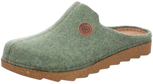 Rohde Herren Pantoffel Hausschuh Softfilz Foggia-H 7100, Größe:43 EU, Farbe:Grün