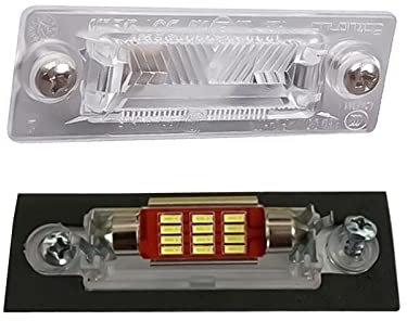 ENVA LED Number Plate Lamp Light Bulb Holder for Transporter T5 Caddy MK3 Golf MK5 V 3B5943021E