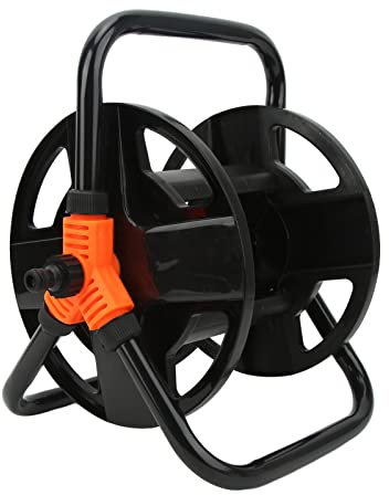 Water Hose Pipe Reel, Garden Water Pipe Hose Reel Cart, Freestanding or Wall-Mounted Hose Reel for Garden Car Washing Watering Rope, Convenient Hose Transport and Storage Rack to Prevent Twisting