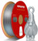 RepRapper PLA Filament 1,75 mm,3D Drucker Filament Maßgenauigkeit +/- 0,02 mm, 1kg Kunststoffspule (2.2lbs) Filament-3D-Druckmaterialien Passt für die meisten FDM 3D-Drucker,Seide Silber