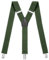 Sencillo Herren Hosenträger mit Starken Clips Y-Form Grün