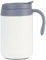 BELLE VOUS Isolierter Thermobecher aus Edelstahl - 500ml Coffee to go Becher mit Deckel - auslaufsicherer Kaffee Thermosbecher - Thermotasse für kalte und warme Getränke - Weiß