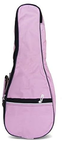 LONGTEAM Ukulele Tasche, 5MM Schaumstoff, Wasserfest, Strapazierfähig, mit Aufbewahrungsfach (Pink, for 23 Concert)