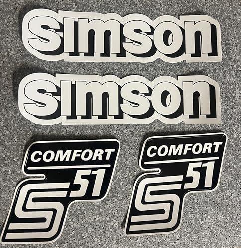 Simson S51 Comfort IFA Aufkleber Set Dekor Premium Retro DDR IFA
