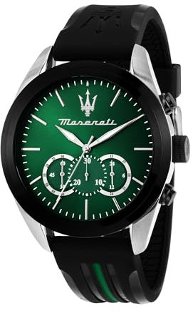 Maserati Montre Homme, Chronographe, Analogique, Bracelet Acier, Collection Traguardo - R8871612043