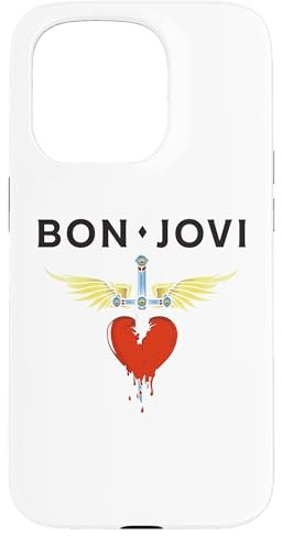 Offizieller Bon Jovi Herzdolch Hülle für iPhone 15 Pro