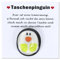 GADITIEK Pocket Hug - Mini Tier Taschen Umarmungs Pinguin und 24 Stück Kleber Grußkarte Kleine Trost Aufmunterung Gute Besserung Umarmung Pinguin Anti Stress Geschenke
