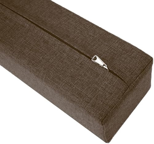 AQIGR Bett lückenfüller Kopfteil 200/120/140/180 Bettbrücken-Matratzenfüllkissen, Beistellbett Bettlückenfüller Twin-zu-Einzel-/Doppel-/Kingsize-Bett schließt die Lücke(Brown,180x5x20cm)