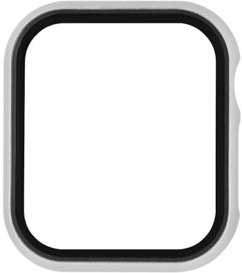 Cover Compatibile con Apple Watch Serie 9 41 mm in Metallo, Acciaio Inox Custodia Antigraffio Alluminio Case Bumper Glitterato Cassa dell'Orologio Anti Graffio per Apple iWatch 41mm Series 7 8 9