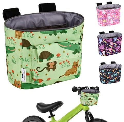 LOCAL LION Lenkertasche Fahrrad Kinder, Fahrradkorb Kinder Vorne, Fahrradtasche Kinder für Kinderfahrrad Laufrad Dreirad Roller Kinder