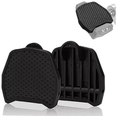 Xiciki 2PCS SPD Pedal Adapter, Compatible with Shimano SPD Pedals, Converts for Shimano Pedals to Flat Pedals, Pedal Plate for Enhanced Grip & Comfort, PA612 Engineering Plastic