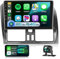 Radio para Coche Dab+ Carplay para Volvo XC60 2008-2013, Podofo Pantalla táctil de 9 Pulgadas, 2GB+64GB, CarPlay inalámbrico Android Auto con HiFi/BT/WiFi/GPS/Control en el Volante+CANBUS