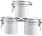 VICASKY 3pcs Quality Eyelash Glue Storage Jar Extension Lash Case Home Salon Use