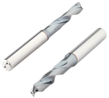 Foret en carbure, avec trou de refroidissement interne, outil CNC efficace, foret en acier au tungstène, adapté à l'acier inoxydable(A,3.4mm)