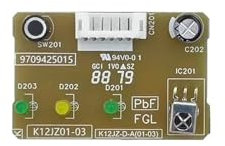 UEDBKCUJ Placa Receptora De Señal De Aire Acondicionado Compatible con Fujitsu, PCB De Pantalla K12JZ-DA(01-03) K12JZ01-03 9709425015, Placa Base De Aire Acondicionado