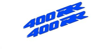 LXSKJ Adesivo per carrozzeria Moto Adesivi Riflettenti Decalcomania del Serbatoio del Carburante per Honda CBR 400RR CBR 400 RR CBR400RR(Blue)