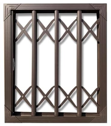Rejilla de seguridad de aluminio para ventana, a prueba de mascotas y niños, evita caídas accidentales, 90 x 100 cm, protector de ventana duradero y ligero para seguridad en el hogar