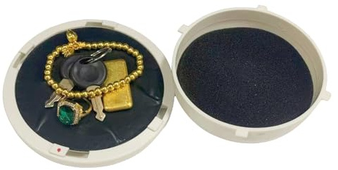 Geheim Safe Box | Täuschend Echte Alarmanlage Optik | Versteckter Behälterhalter Bohrfreie Spardose für Schmuck Bargeld Schlafzimmerwand