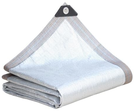Premium Schattiergewebe Sonnenschutz Netz Stabil Aluminiumfolie UV Schutz Abdeckung for Gewächshäuser Terrassen Autos Wohnmobile Haustiere Und Gärten(15 * 30m)