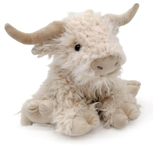 itsisa Farmtier Hochlandrind Yak 25,5 cm aus Plüsch - Deko Kissen, Kuscheltier Plüschtier, Stofftier, Dekoration Bauernhof