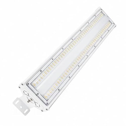 LUXULA 2 Stück LED Hallenleuchte High-Bay linear 50W 6000lm, 5000K, IK08 | IP65 IK08, linear, 5000K Neutralweiß Tageslicht, Industrielampe für Werkstatt und Lager, Deckenleuchte, High Bay